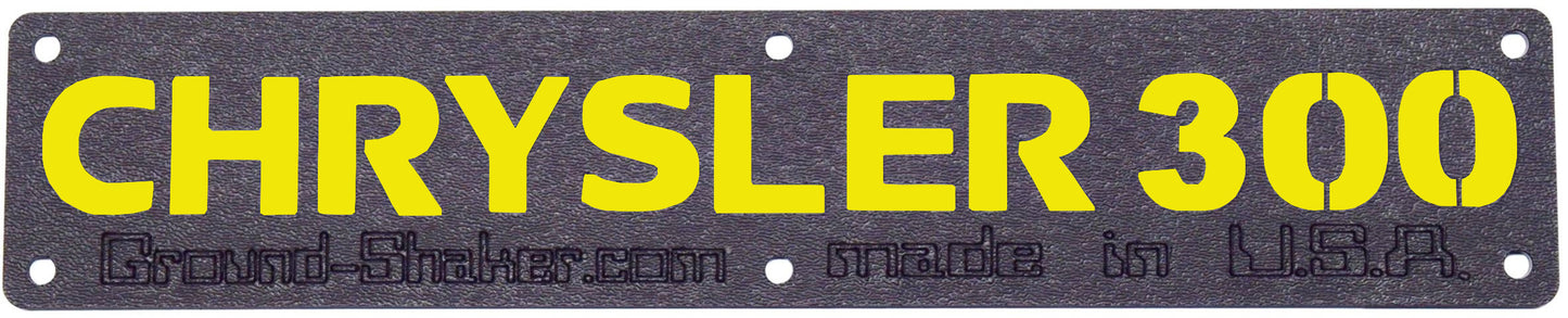 CHRYSLER 300 PLATE