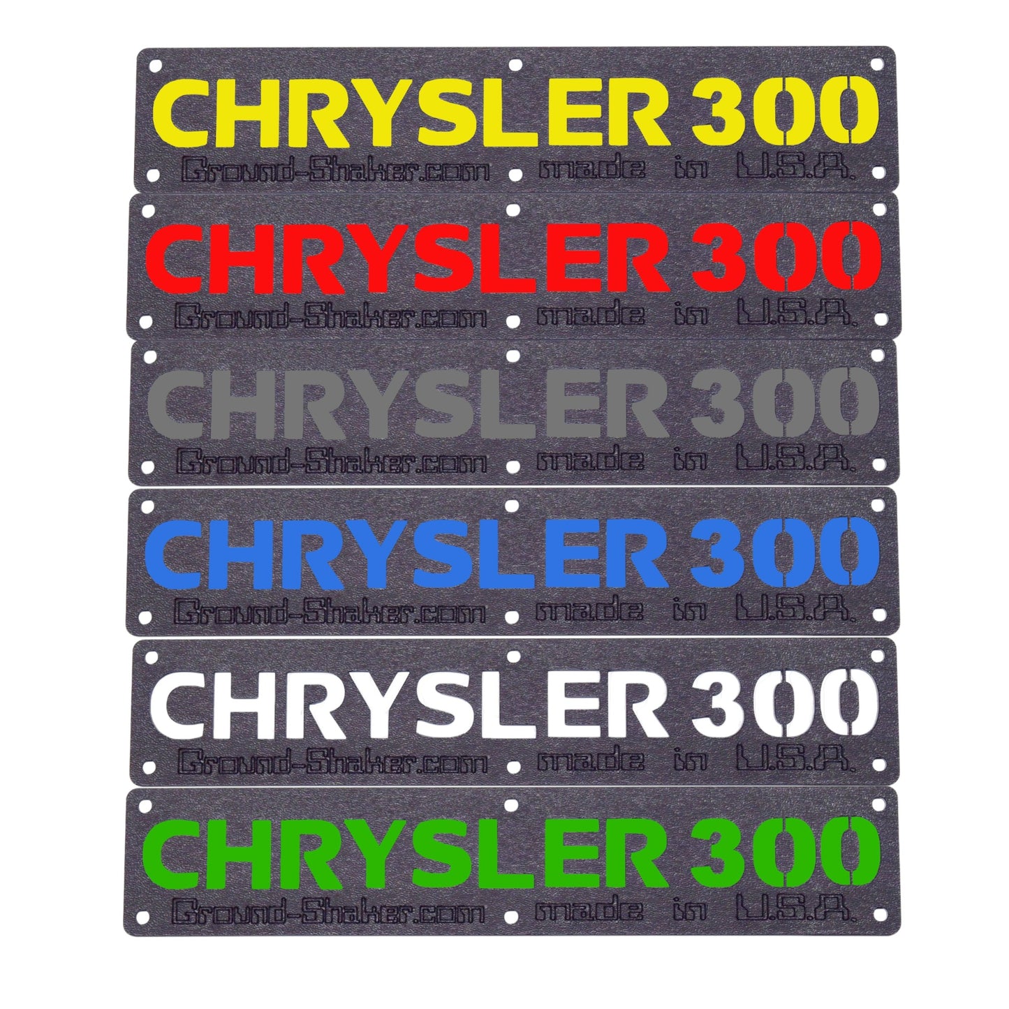 CHRYSLER 300 PLATE