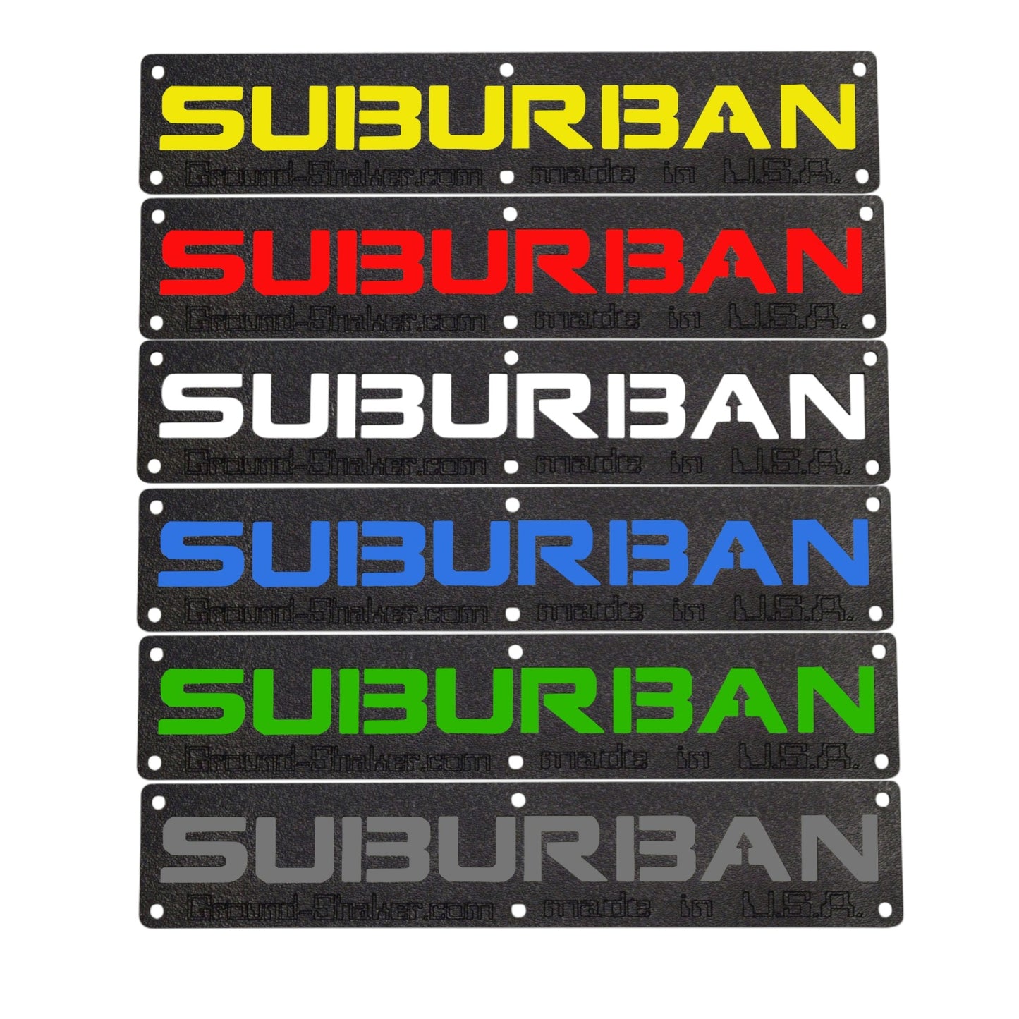 SUBURBAN PLATE